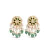 Afrin Long Earrings (Green Combination)