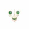 Green Chalcedony Maang Tika