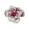 Exquisite Midnight Peony Brooch/ Pendant – KN