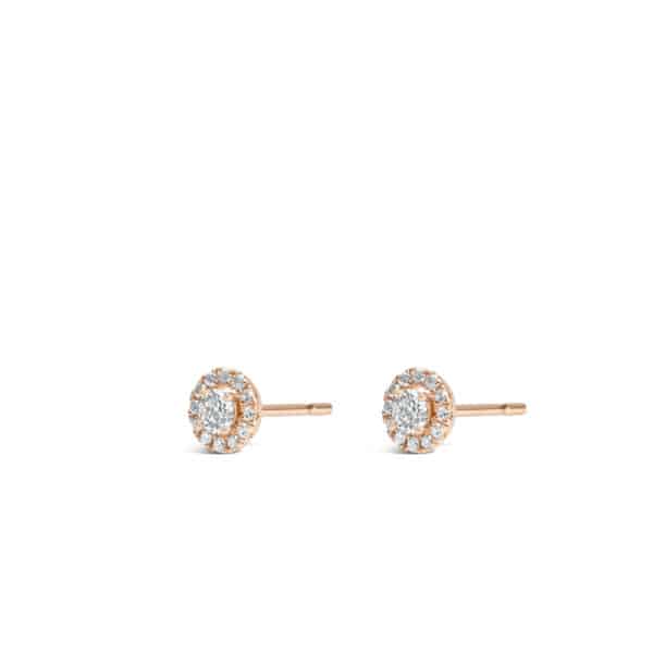 Halo Diamond Single Stud