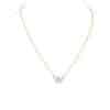 Hope Butterfly Necklace / Mother of Pearl and Ruby