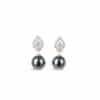 Ila Pearl and Diamond Earrings