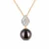 Ila Pearl and Diamond Necklace