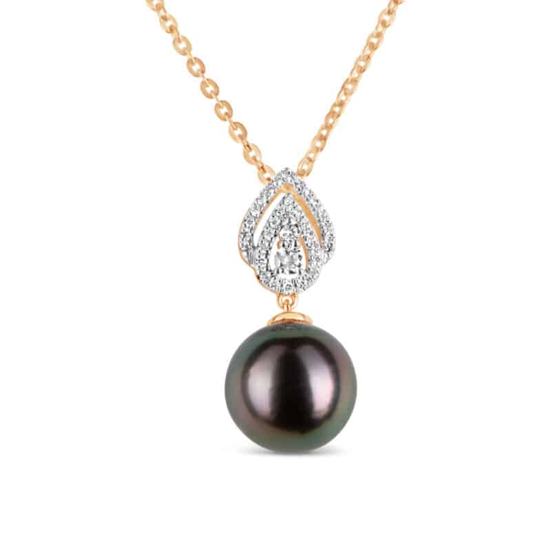 Ila Pearl and Diamond Necklace