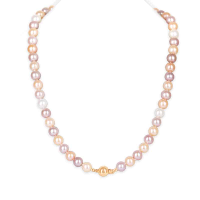 Jackie Multi Colour Pearl Necklace