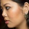 Jade Flower Earrings