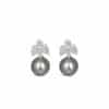 Kate Diamond and Pearl Earring / Tahitian / WYG