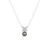 Kate Diamond Pearl Necklace / Tahitian / WG
