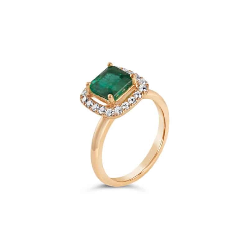 La Vie Emerald & Diamond Ring -  230212R1294B