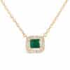 La Vie Emerald Diamond Necklace