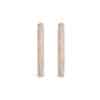 Large U Pave Diamond Single Stud