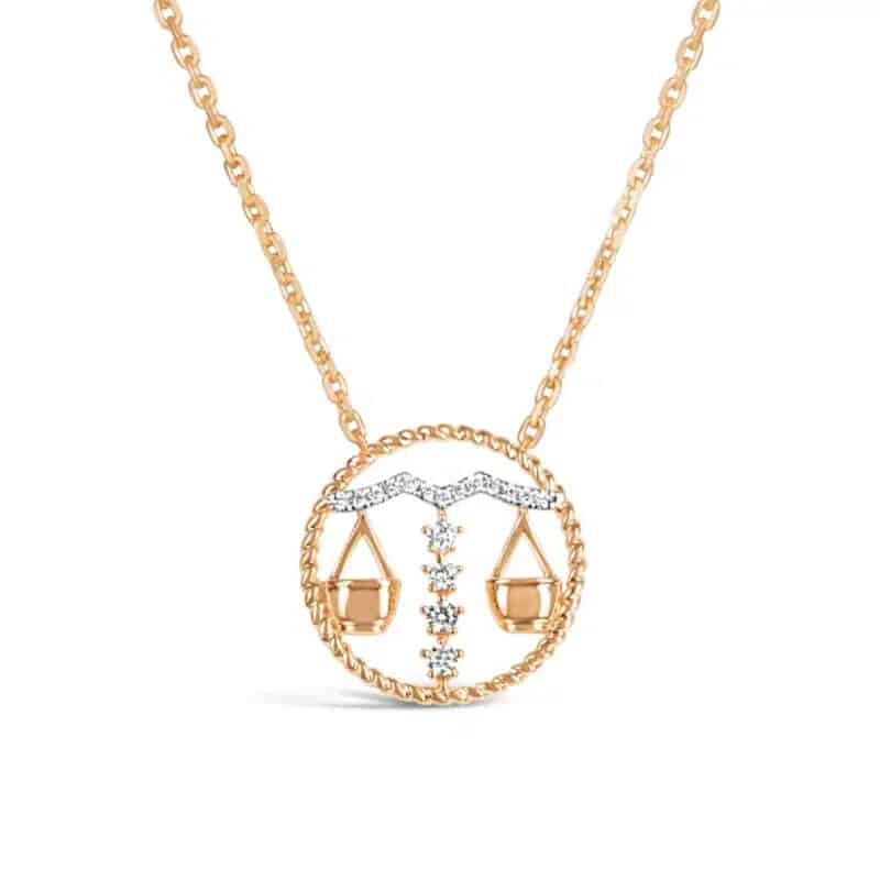 Libra Zodiac Necklace