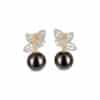 Lisa Pearl and Diamond Earrings