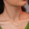 Luminous Diamond Heart Necklace