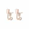Luna Double Diamond Single Earring