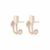 Luna Double Diamond Single Earring