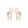 Luna Double Diamond Single Earring