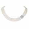 Lydia 3 Strands White Pearl Necklace
