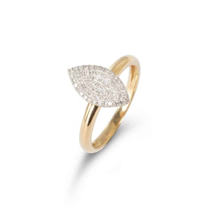 Marquise Pave Ring