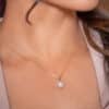 Mira Pearl and Diamond Necklace