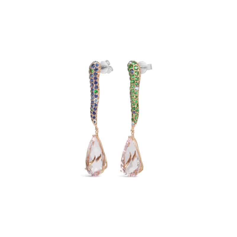 Morganite Drop Earrings