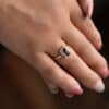 Noir Diamond Ring/ Single Row