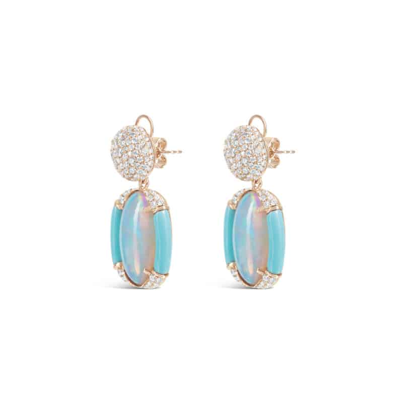 Opal Sea Danglers