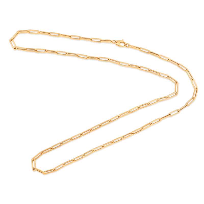 Paperclip Chain Necklace (Medium)