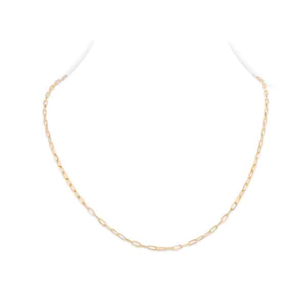 Paperclip Chain Necklace (Thin)