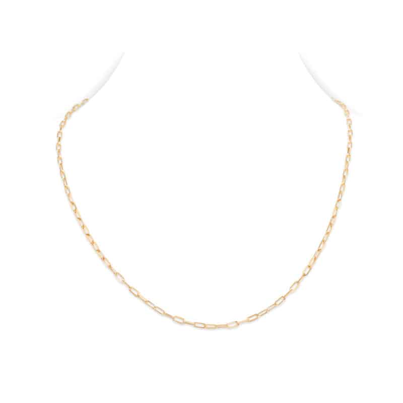 Paperclip Chain Necklace (Thin)