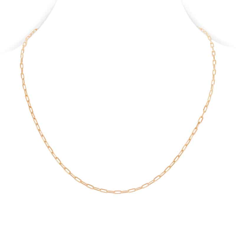 Paperclip Chain Necklace (Thin)
