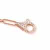 Diamond Paperclip Bracelet