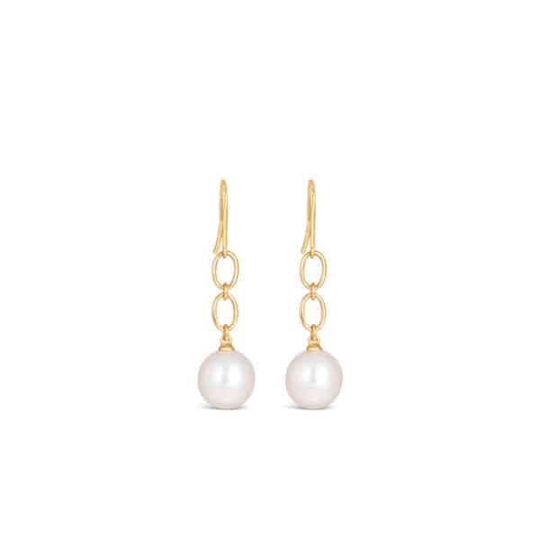 Pearl and Chain Danglers