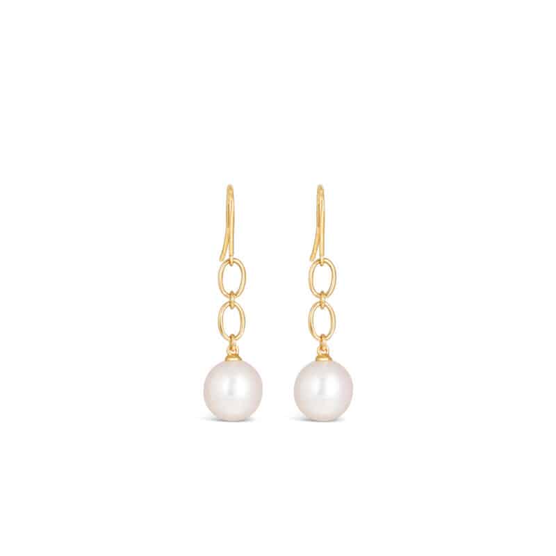 Pearl and Chain Danglers