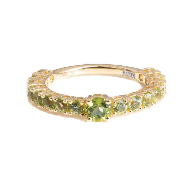 Peridot Pop Ring
