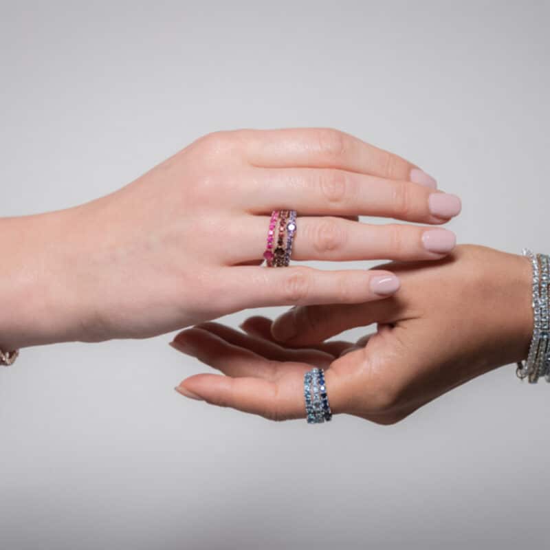Blue Sapphire Pop Ring