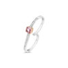 Pink Sapphire & Diamond Double Ring