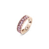 Pink Sapphire Sparkle Ring