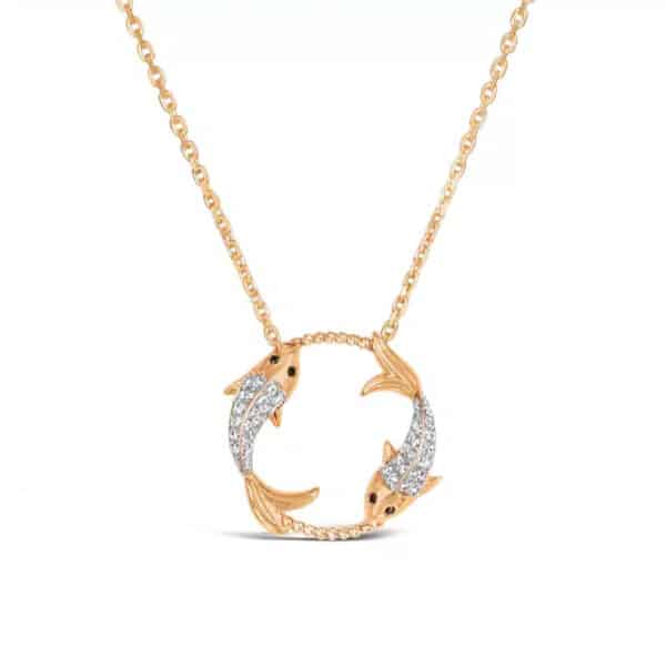 Pisces Zodiac Necklace