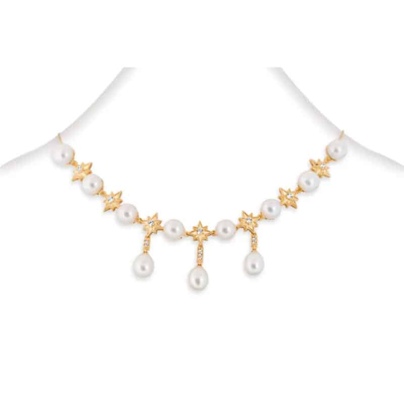 Row of Stars Necklace