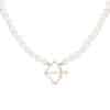 Sagittarius Zodiac Oval Pearl Necklace