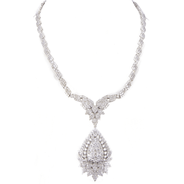 Hira Mani Diamond Drop Necklace
