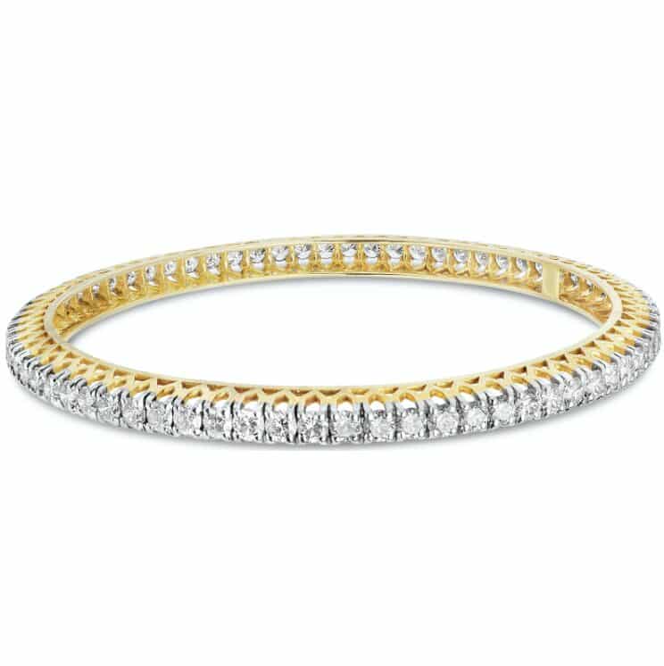 Circle Diamond Bangle