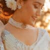 Sheela Diamond Pearl Necklace