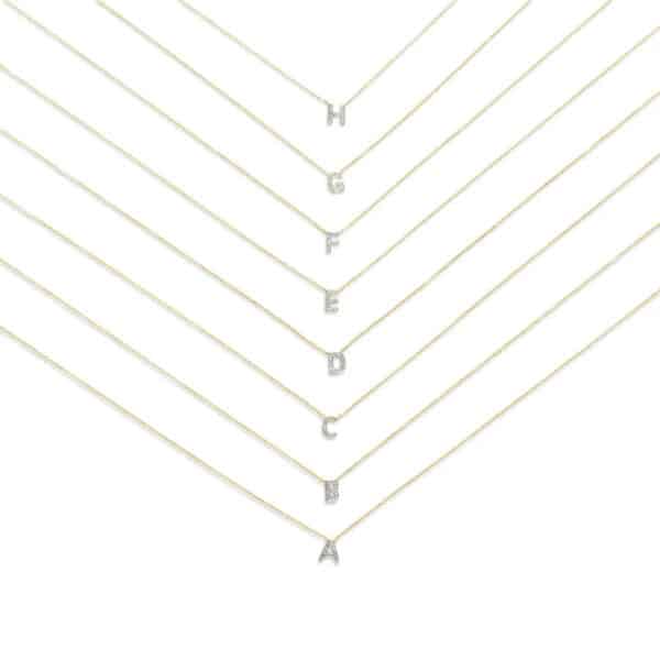 Single Letter Necklace