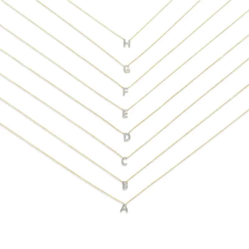 Single Letter Necklace