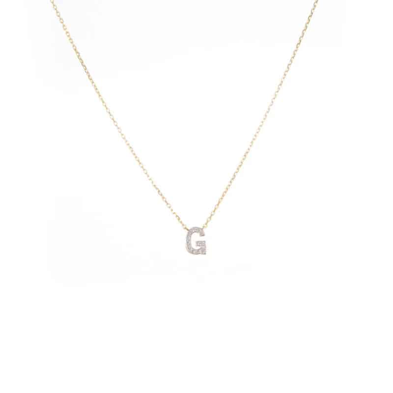 Single Letter Necklace