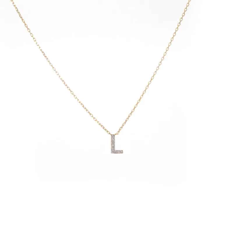 Single Letter Necklace