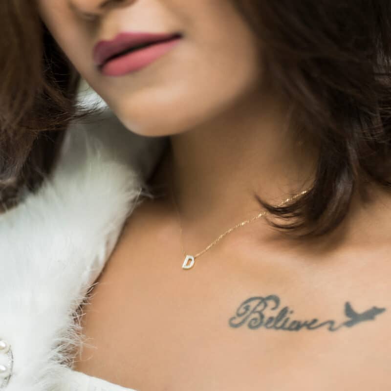 Single Letter Necklace