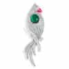 Snowfeather Cockatoo Brooche
